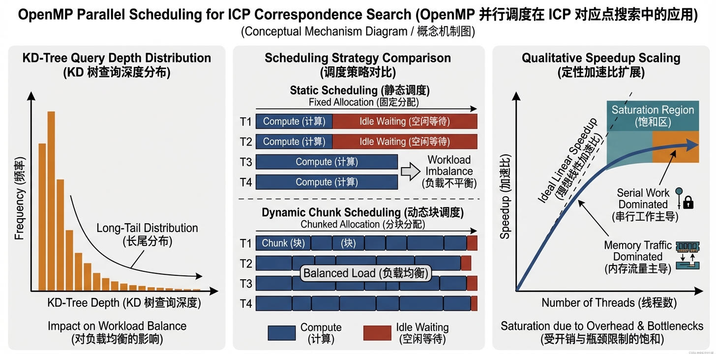 OpenMP 动态调度时间线与负载均衡