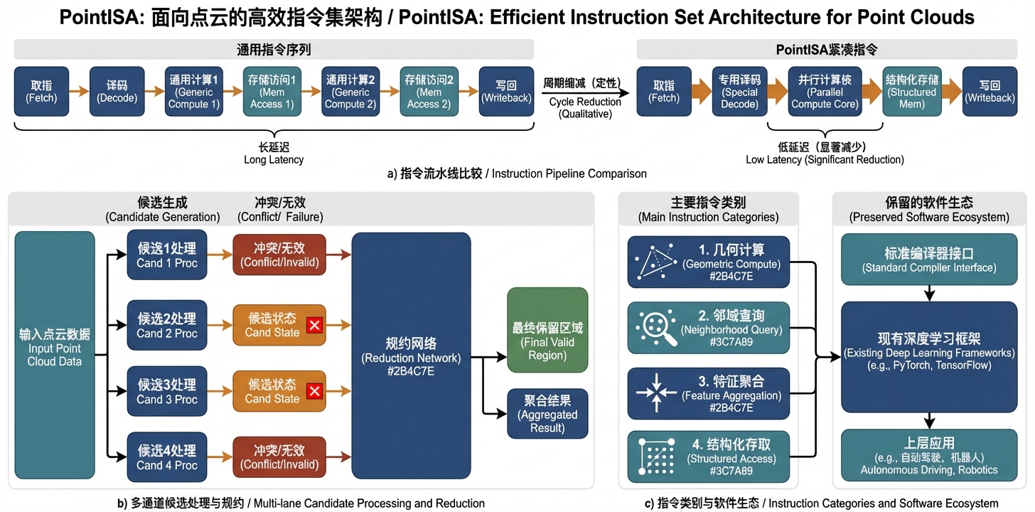 PointISA 专用指令流水线与周期数分析
